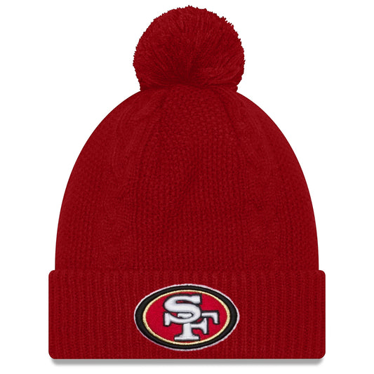SAN FRANCISCO 49ERS WOMEN'S CABLED CUFF KNIT