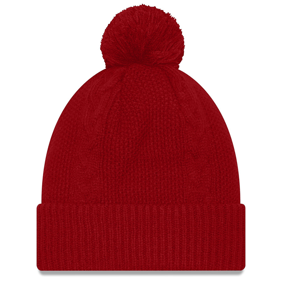 SAN FRANCISCO 49ERS WOMEN'S CABLED CUFF KNIT