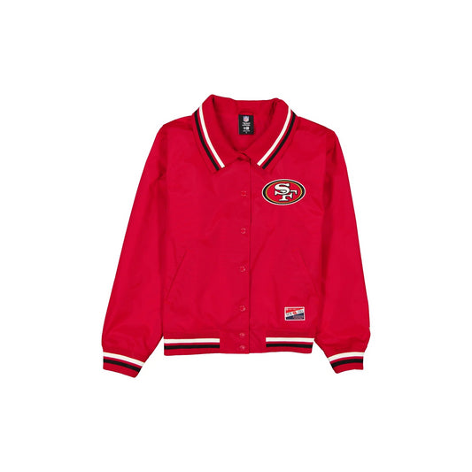 SAN FRANCISCO 49ERS WOMEN'S THROWBACK JACKET - RED