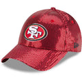 SAN FRANCISCO 49ERS WOMEN'S SEQUIN 9FORTY ADJUSTABLE HAT