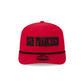 SAN FRANCISCO 49ERS WORDMARK ROPE 9SEVENTY STRETCH-SNAP ADJUSTABLE HAT - RED