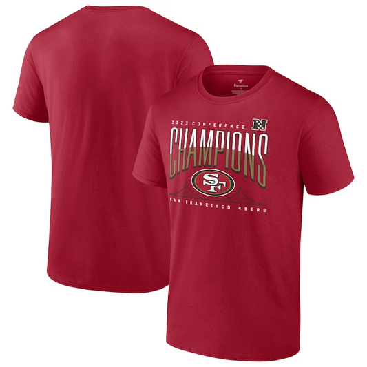 SAN FRANCISCO 49ERS YOUTH 2023 NFC CHAMPIONS HOMETOWN NOT DONE T-SHIRT