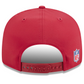 SAN FRANCISCO 49ERS YOUTH 2025 NFL SIDELINE 9FIFTY SPLIT SNAPBACK HAT - RED