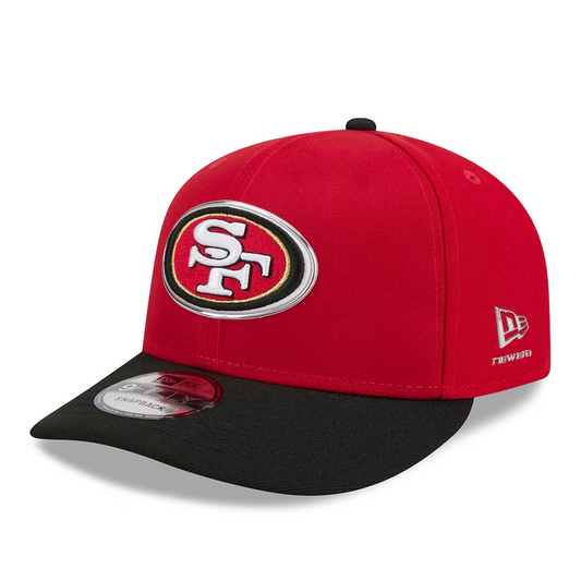 SAN FRANCISCO 49ERS YOUTH 2026 NFL DRAFT 9FIFTY SNAPBACK HAT - RED/BLACK