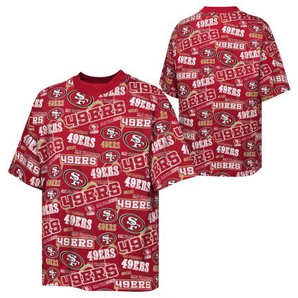 SAN FRANCISCO 49ERS YOUTH OUTERSTUFF SHIFT T-SHIRT - RED