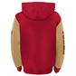 SAN FRANCISCO 49ERS YOUTH POSTER BOARD FULL -ZIP HOODED SWEATSHIRT