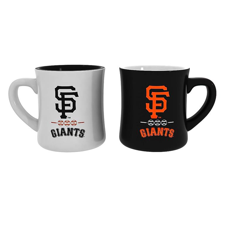 SAN FRANCISCO GIANTS 10OZ CERAMIC CUP 2-PIECE SET 