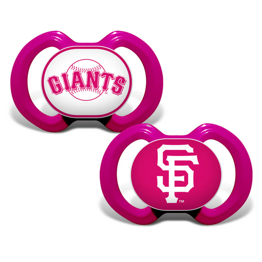 SAN FRANCISCO GIANTS  2-PACK PACIFIERS - PINK