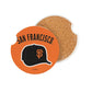 SAN FRANCISCO GIANTS 2-PIECE CAR COASTER SET