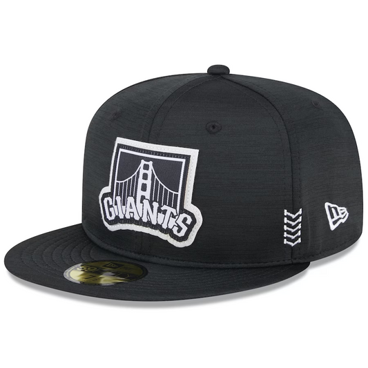 SAN FRANCISCO GIANTS 2024 CLUBHOUSE 59FIFTY FITTED HAT - BLACK/WHITE