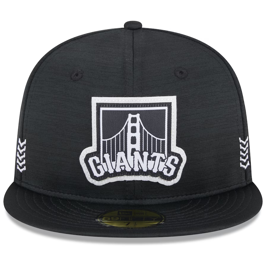 SAN FRANCISCO GIANTS 2024 CLUBHOUSE 59FIFTY FITTED HAT - BLACK/WHITE