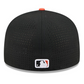 SAN FRANCISCO GIANTS 2025 MLB ALL-STAR GAME SPLIT PANEL 59FIFTY FITTED HAT - BLACK/ORANGE