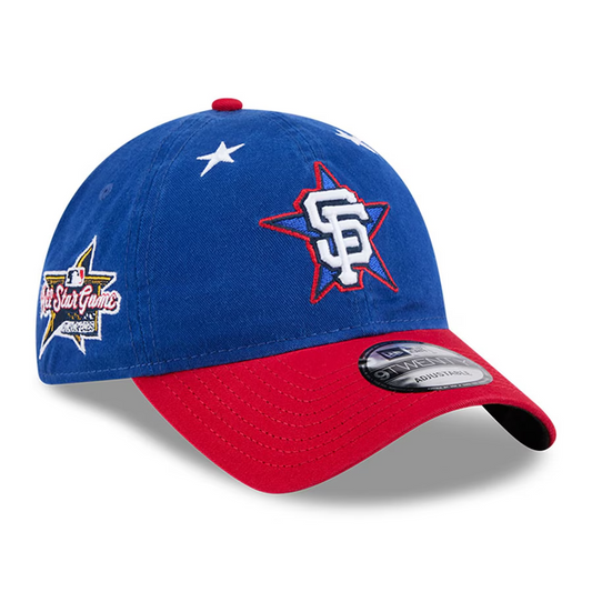SAN FRANCISCO GIANTS 2025 MLB ALL-STAR GAME WORKOUT 9TWENTY ADJUSTABLE HAT - BLUE/RED