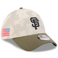 SAN FRANCISCO GIANTS 2025 MLB ARMED FORCES 39THIRTY FLEX FIT HAT - STONE/OLIVE