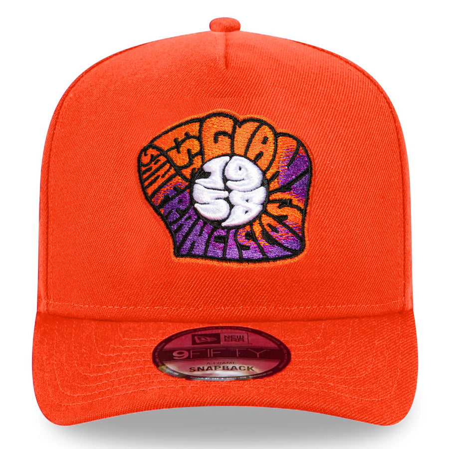 SAN FRANCISCO GIANTS 2025 MLB CITY CONNECT A-FRAME 9FIFTY SNAPBACK HAT - ORANGE