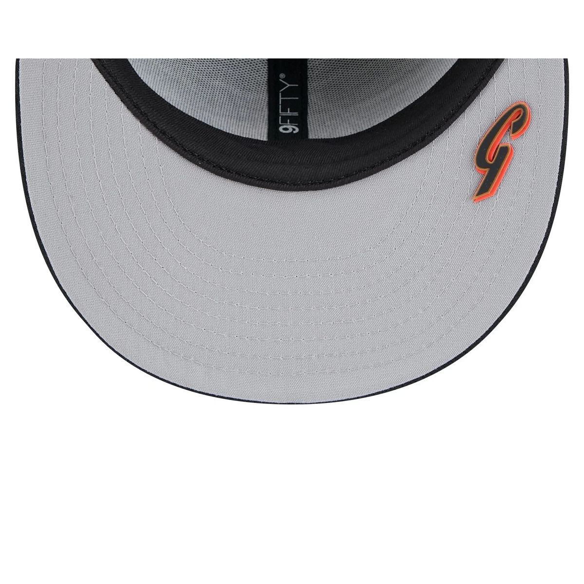 SAN FRANCISCO GIANTS  2025 MLB CLUBHOUSE ALTERNATE 9FIFTY SNAPBACK HAT - BLACK