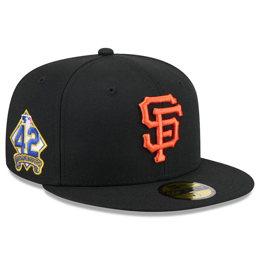 SAN FRANCISCO GIANTS 2025 MLB JACKIE ROBINSON DAY 59FIFTY FITTED - BLACK
