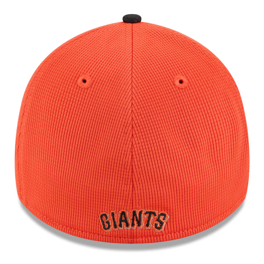SAN FRANCISCO GIANTS 2025 MLB SPRING TRAINING 39THIRTY FLEX FIT HAT - ORANGE/BLACK
