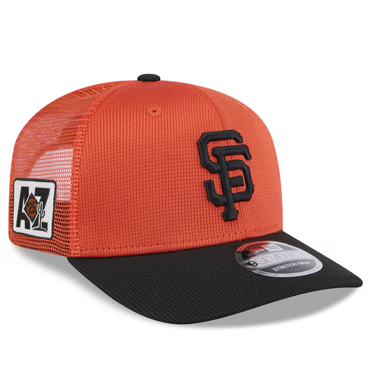 SAN FRANCISCO GIANTS 2025 MLB SPRING TRAINING  9SEVENTY STRETCH-SNAPBACK HAT - ORANGE/BLACK
