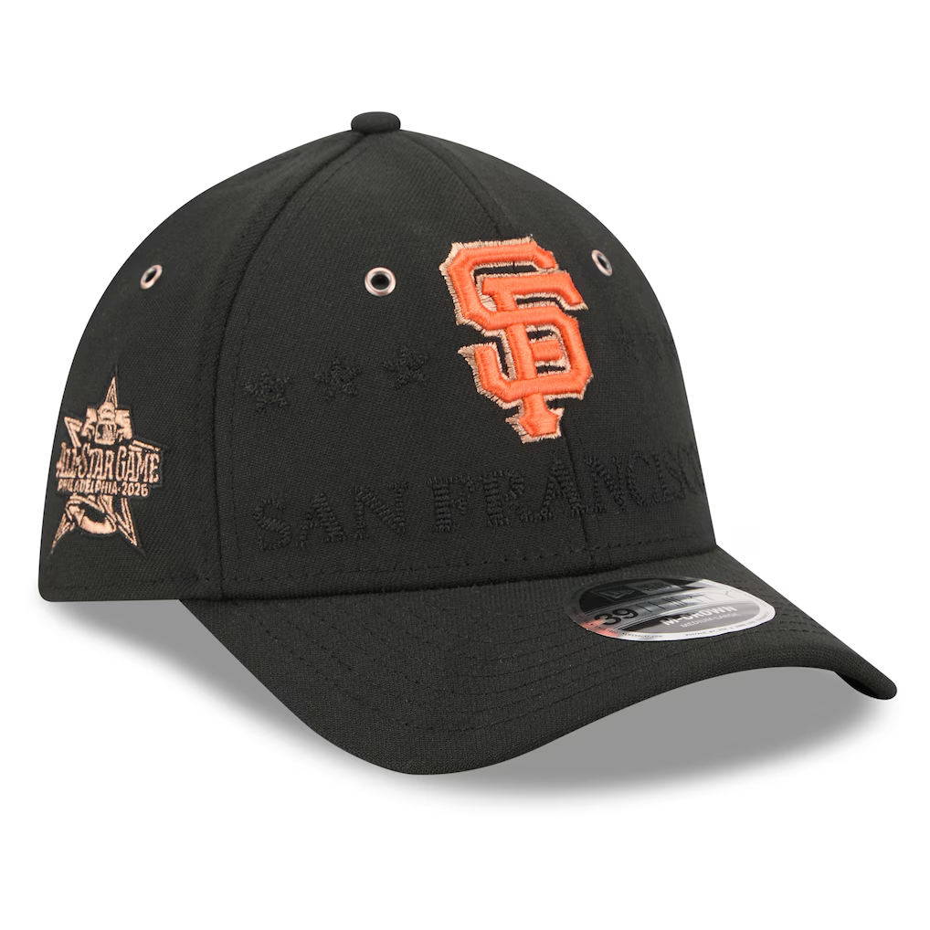 SAN FRANCISCO GIANTS 2026 MLB ALL-STAR GAME 39THIRTY M-CROWN FLEX FIT HAT - BLACK