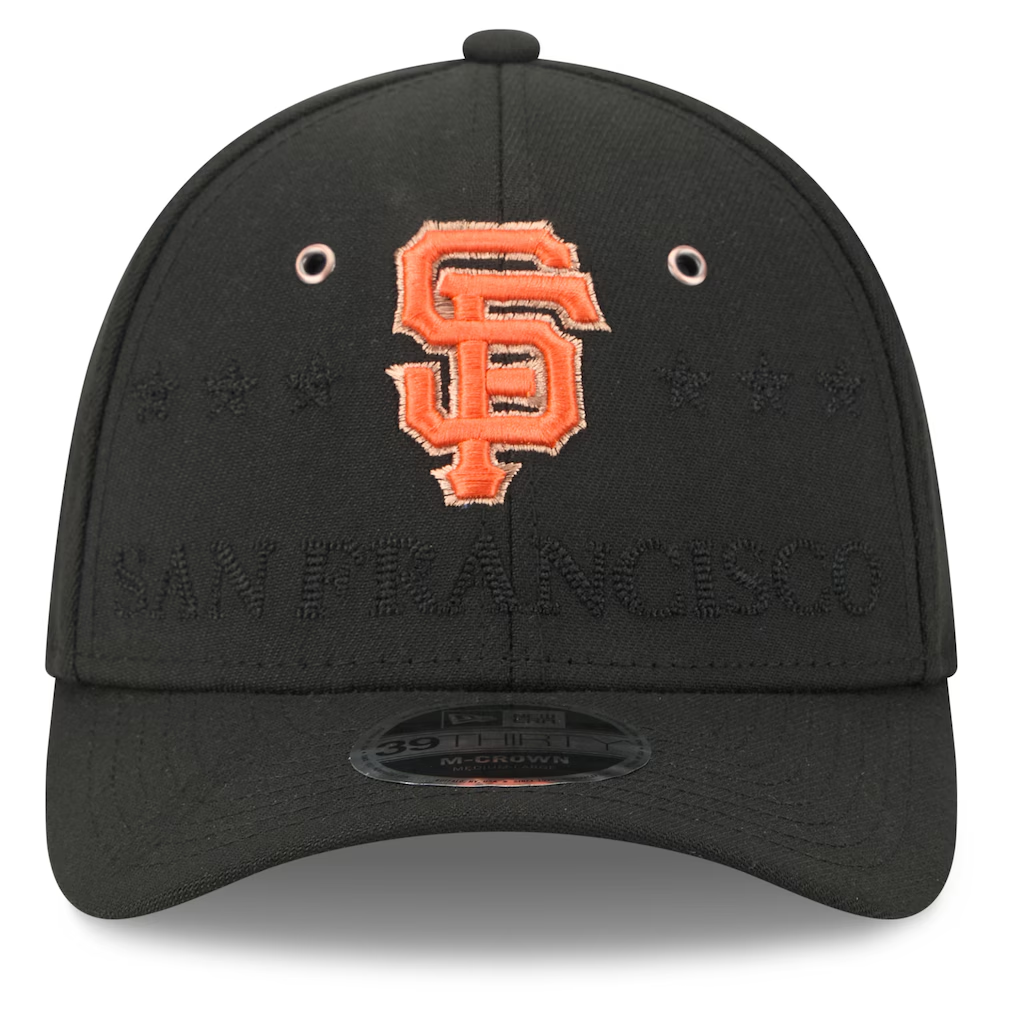 SAN FRANCISCO GIANTS 2026 MLB ALL-STAR GAME 39THIRTY M-CROWN FLEX FIT HAT - BLACK