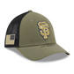 SAN FRANCISCO GIANTS 2026 MLB ARMED FORCES 39THIRTY FLEX FIT HAT - OLIVE
