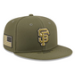 SAN FRANCISCO GIANTS 2026 MLB ARMED FORCES 59FIFTY FITTED HAT - OLIVE