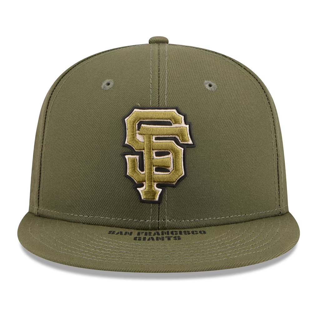 SAN FRANCISCO GIANTS 2026 MLB ARMED FORCES 59FIFTY FITTED HAT - OLIVE