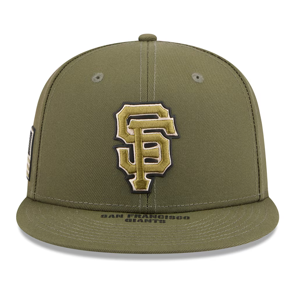 SAN FRANCISCO GIANTS 2026 MLB ARMED FORCES 9FIFTY SNAPBACK HAT - OLIVE