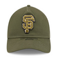 SAN FRANCISCO GIANTS 2026 MLB ARMED FORCES 9TWENTY A-FRAME ADJUSTABLE HAT - OLIVE