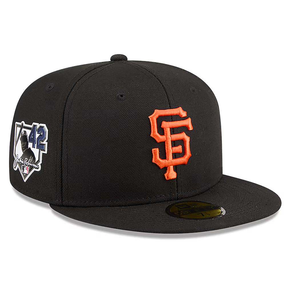 SAN FRANCISCO GIANTS 2026 MLB JACKIE ROBINSON DAY 59FIFTY FITTED HAT - BLACK