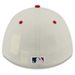 SAN FRANCISCO GIANTS 2026 MLB USA 250 4TH OF JULY 39THIRTY M-CROWN FLEX FIT HAT - CHROME WHITE/RED