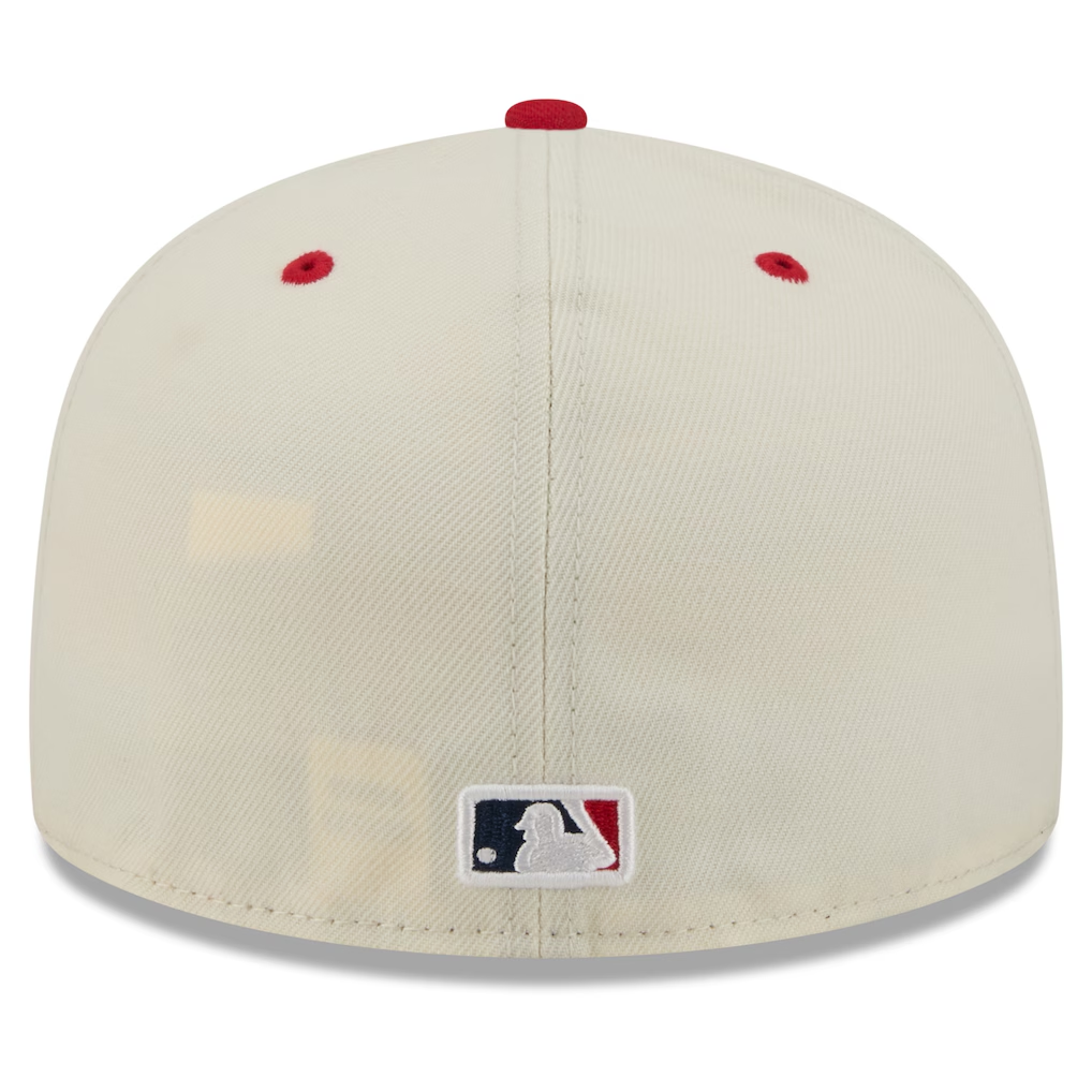 SAN FRANCISCO GIANTS 2026 MLB USA 250 4TH OF JULY 59FIFTY FITTED HAT - CHROME WHITE/RED