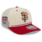 SAN FRANCISCO GIANTS 2026 MLB USA 250 4TH OF JULY 9SEVENTY ADJUSTABLE SNAPBACK TRUCKER HAT - CHROME WHITE/RED