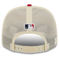 SAN FRANCISCO GIANTS 2026 MLB USA 250 4TH OF JULY 9SEVENTY ADJUSTABLE SNAPBACK TRUCKER HAT - CHROME WHITE/RED