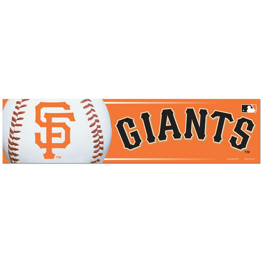 SAN FRANCISCO GIANTS 3" X 12" BUMPER STICKER