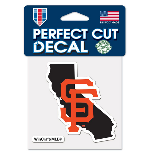 SAN FRANCISCO GIANTS 4"X4" PERFECT CUT DECAL