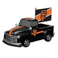 SAN FRANCISCO GIANTS 9" RALLY TRUCK GARDEN STATUE WITH FLAG