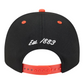 SAN FRANCISCO GIANTS ARCHED 9FIFTY A-FRAME SNAPBACK HAT - BLACK/ORANGE