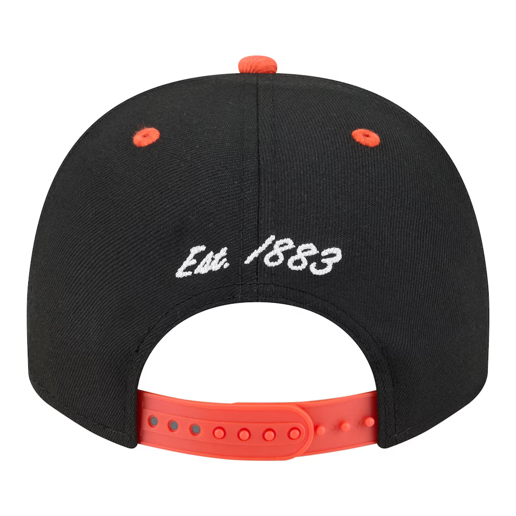 SAN FRANCISCO GIANTS ARCHED 9FIFTY A-FRAME SNAPBACK HAT - BLACK/ORANGE