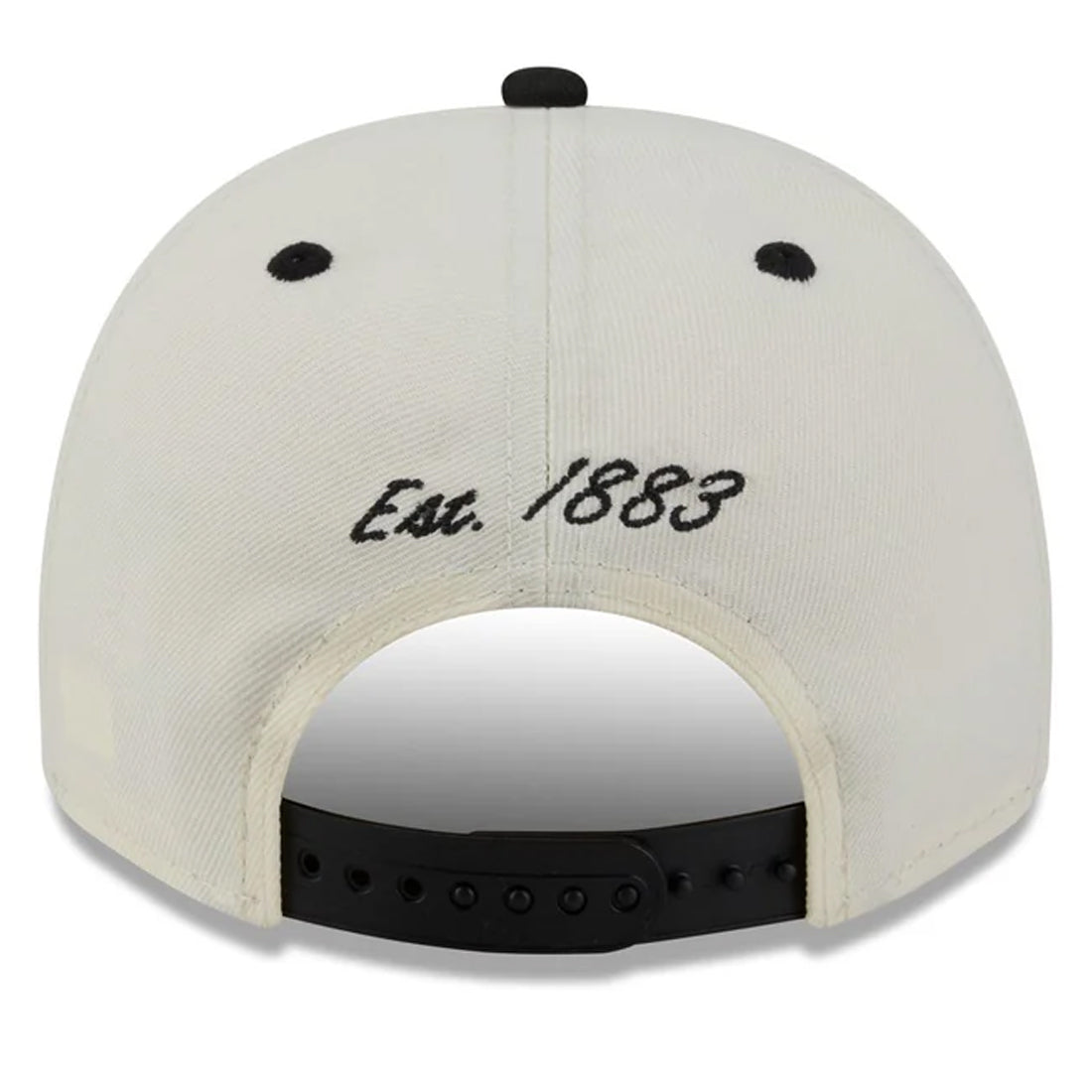 SAN FRANCISCO GIANTS ARCHED 9FIFTY A-FRAME SNAPBACK HAT - CHROME WHITE/BLACK