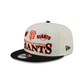 SAN FRANCISCO GIANTS ARCHIVE 9FIFTY SNAPBACK HAT - CHROME WHITE