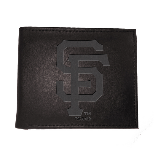 SAN FRANCISCO GIANTS BLACK BI-FOLD WALLET