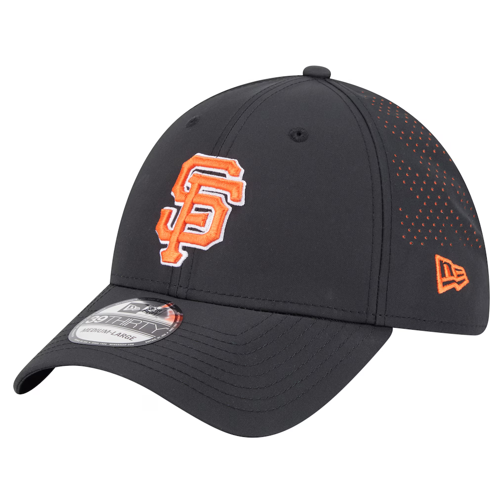 SAN FRANCISCO GIANTS BLACK NIGHT 39THIRTY FLEX FIT HAT - BLACK