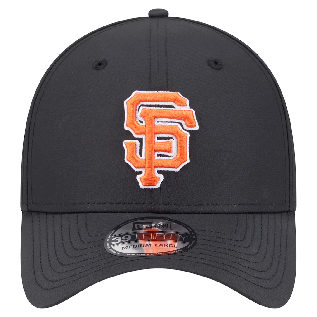 SAN FRANCISCO GIANTS BLACK NIGHT 39THIRTY FLEX FIT HAT - BLACK