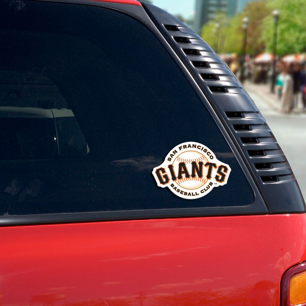 SAN FRANCISCO GIANTS COOPERSTOWN PERFECT CUT 4"X 4" DECAL