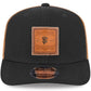 SAN FRANCISCO GIANTS DEBOSSED LOGO TRUCKER  9SEVENTY SNAPBACK HAT - BLACK