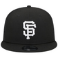 SAN FRANCISCO GIANTS EVERGREEN TRUCKER 9FIFTY SNAPBACK HAT - BLACK/WHITE