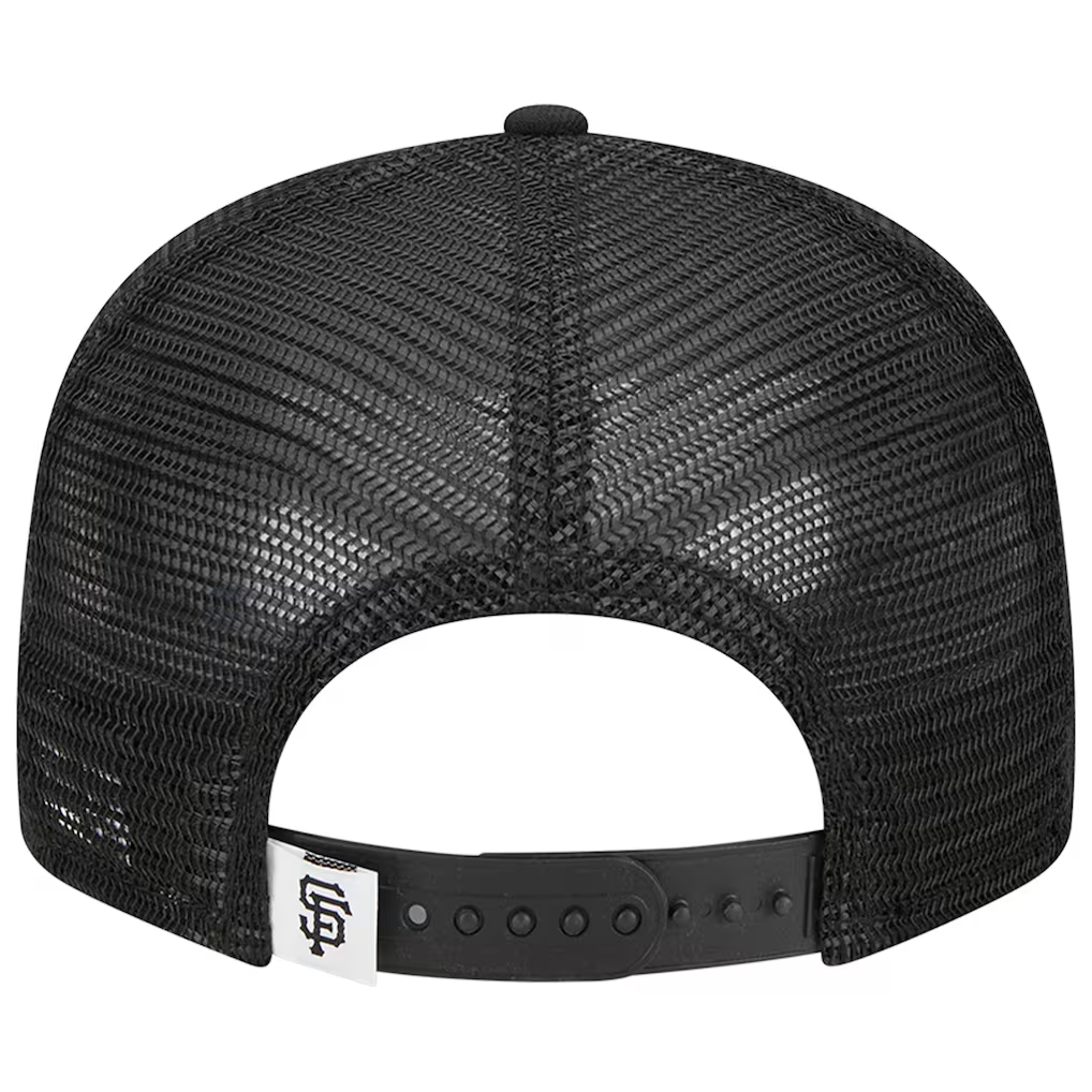 SAN FRANCISCO GIANTS EVERGREEN TRUCKER 9FIFTY SNAPBACK HAT - BLACK/WHITE