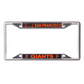 SAN FRANCISCO GIANTS LASER LICENSE PLATE FRAME - CITY